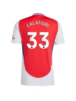 Arsenal Riccardo Calafiori #33 Heimtrikot 2024-25 Kurzarm